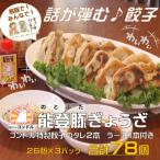 ふるさと納税 野々市市 能登豚と新鮮キャベツのやみつき餃子 78個 専用タレ2本 ラー油1本付き 餃子のコンドル