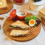 トーストを美味しく食べる木のパン皿〈波乗りパン皿〉サイ…