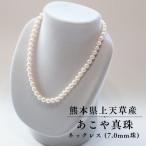 上 上天草産 あこや真珠 ネックレス 7.0mm珠