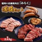 焼肉みらく満腹セット ホルモン カルビ ロース