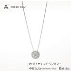 ARC-EN-CIEL PT ダイヤ 中石0.20ct