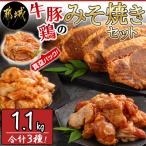 牛 豚 鶏ももみそ焼きセット 牛ホルモン 豚ロース