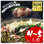ふるさと納税 大野城市 【福岡ブランド】博多もつ鍋(プリプリの国産牛小腸のみ使用、4〜5人前)(2パック小分け)(大野城市)