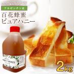 ふるさと納税 八女市 かの蜂のピュアハニー 百花蜂蜜 2kg(AR2kg×1本)八女市