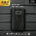 サメ革 キーケース BLACK イタチザメ