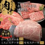 宮崎牛ロースステーキ ミスジステーキ モモステーキ 計1.2kg