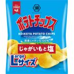 湖池屋のLサイズ ポテトチップス じゃがいもと塩 126g×12袋