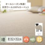 天然ウール100%の防炎 カーペット 1枚