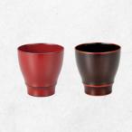 越前漆器 総茜朱 溜内黒 フリーカップ 夫婦