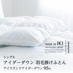 アイダーダウン 掛けふとん シングル アイダー×綿100%