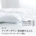アイダーダウン 掛けふとん キング アイダー×綿100%