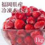 ふるさと納税 篠栗町 【濃厚な味わい!】冷凍いちご「博多あまおう」1kg(篠栗町)