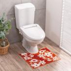運気を呼び込む古典柄普通トイレマット