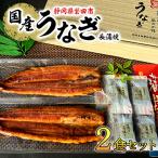 ふるさと納税 磐田市 中遠加工場のうなぎ長蒲焼 2食セット