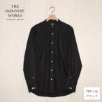 播州織綿バンドカラーシャツ TIW145