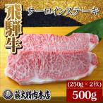 ふるさと納税 養老町 【飛騨牛】サーロインステーキ 2枚入り/1枚約250g