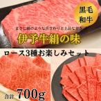 伊予牛絹の味 ロース3種 お楽しみセット