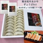熊本和牛あか牛ぎょうざセット 20個入り×2箱 合計40個