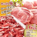 サンゴク豚 ロース切り身 小間切れセット
