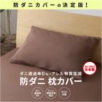 防ダニ枕カバー2枚セット ダークブラウン