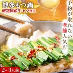 ふるさと納税 筑紫野市 【老舗人気店】博多もつ鍋セット 2〜3人前(筑紫野市)