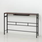 家具 テーブル ダークブラウン デュアルモニターテーブル