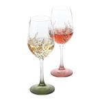 ぬりもん de Verre ワイングラス 蒔絵 紅葉ペアセット