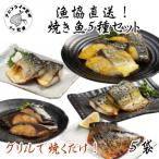 漁協直送 焼き魚5種セット