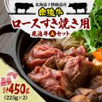 とかち鹿追牛ロースすき焼き用 鹿追牛Aセット 225g×2