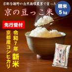 ふるさと納税 与謝野町 【先行受付】令和7年新米 京都府産「京の豆っこ米」5kg 有機肥料使用 おいしい丹後のコシヒカリ