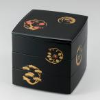 黒内朱 五聖花丸 6.5寸 隅角胴張 三段重