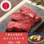 GI認証 くまもとあか牛カイノミステーキ 120g×3枚
