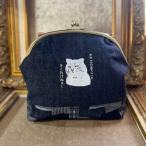 動物愛護 がま口 しろねこ チェック