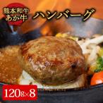 ふるさと納税 阿蘇市 あか牛100%ハンバーグ 120g×8個(阿蘇市)