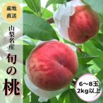 ふるさと納税 笛吹市 ◆2025年先行受付◆ 産地直送 桃の里よりお届け!山梨名産 旬の桃6〜8玉(計2kg以上)