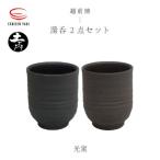 光窯 司辻 光男 土ごころ 湯呑 2個セット