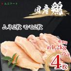 ブランド 匠美鶏 ムネ正肉2枚+モモ正肉2枚セット
