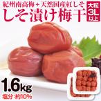 しそ漬け梅干し 紀州南高梅 1.6kg