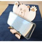 木頭杉のスマホスタンド KUMA Fish