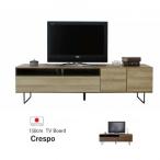 150幅テレビボード 準完成品 オーク柄