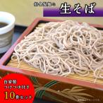 船食製麺の生そば10食セット 自家製つけつゆ付き