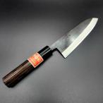 ふるさと納税 茅野市 三徳包丁 ステン 黒打 165mm