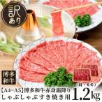 訳あり 博多和牛赤身霜降りしゃぶしゃぶすき焼き用