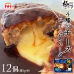 ふるさと納税 常総市 【ふるさと納税】極み焼4種のチーズハンバーグ215g×12個セット(計2.58kg)|個食 日本ハム