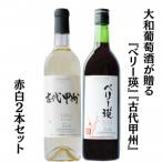 大和葡萄酒が贈る ベリー瑛 古代甲州 赤白ワイン2本セット