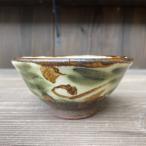 やちむん 唐草紋様 茶碗 マカイ 染付 緑