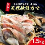 ふるさと納税 斜里町 【訳あり】北海道斜里町産 天然秋鮭カマ 1.5kg【無添加】