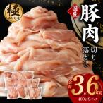 ふるさと納税 泉佐野市 国産 豚肉 切り落とし 3.6kg 小分け 400g×9P 極味付け肉 CFX0007-1