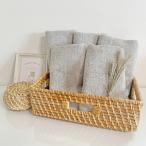 ふるさと納税 田尻町 泉州タオル「普段使いにぴったりのミニバスタオル」5枚セット(グレージュ) 099H751