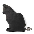 上質なもふもふ 黒猫のクッション